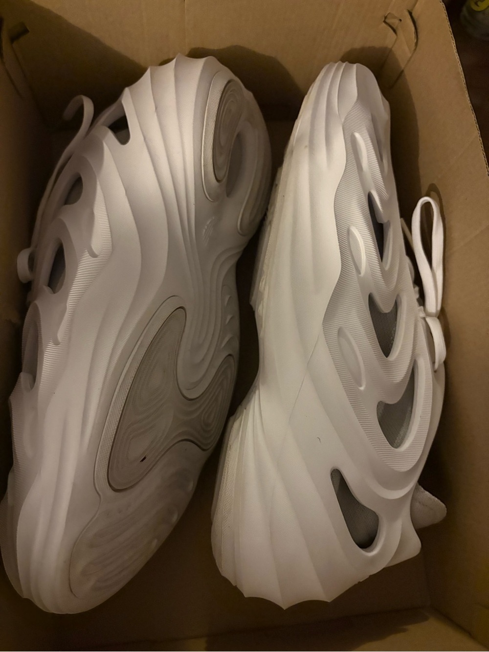 adidas adiFOM Q White Lace-Up Sneakers - Picture 3 of 6